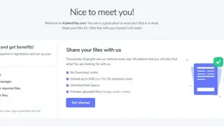 Krakenfiles screenshot