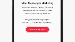 Kreatebot screenshot