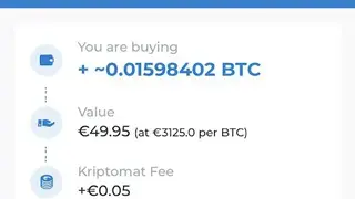 Kriptomat screenshot