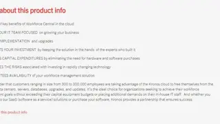 Kronos Cloud screenshot