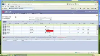 Kronos Workforce Central screenshot