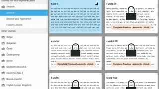 KTouch screenshot