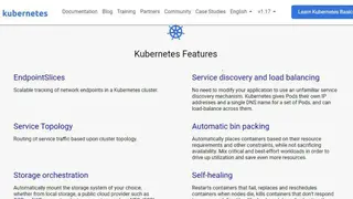 Kubernetes screenshot