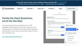 Kustomer screenshot
