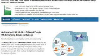 Kutools for Outlook screenshot