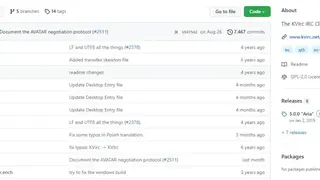 KVIrc screenshot