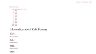 KVM (Kernel-based Virtual Machine) screenshot