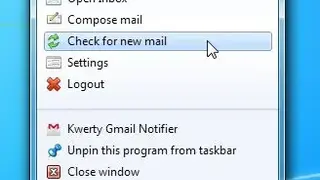 Kwerty Gmail Notifier screenshot