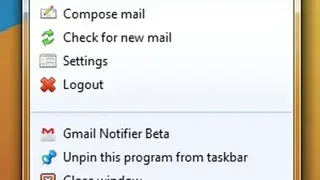 Kwerty Gmail Notifier screenshot