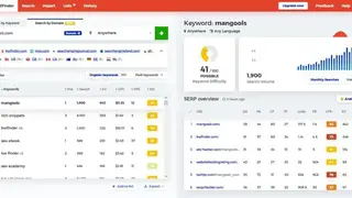 KWFinder screenshot
