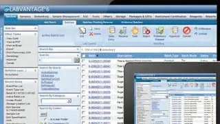 LABVANTAGE screenshot