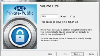 LaCie Private-Public screenshot