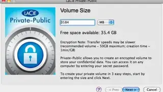 LaCie Private-Public screenshot
