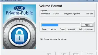 LaCie Private-Public screenshot