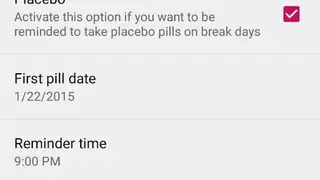 Lady Pill Reminder ® screenshot