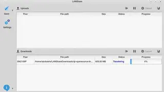 LAN-Share screenshot