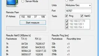LANBench screenshot