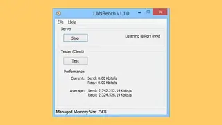 LANBench screenshot