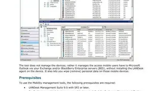 LANDESK Mobility Manager screenshot