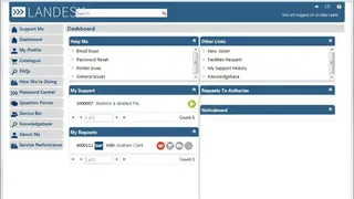 LANDesk Service Desk screenshot