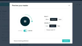 Landr screenshot
