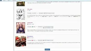 Language.exchange screenshot