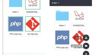 Laravel File Manager screenshot