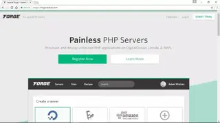 Laravel Forge screenshot