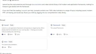 Laravel PHP Framework screenshot