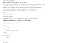 Lasopaspot Channel List Pc Editor screenshot