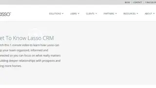 Lasso CRM screenshot