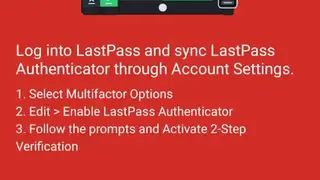 LastPass Authenticator screenshot