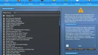 Latency Optimizer screenshot
