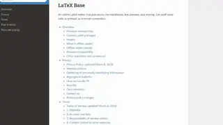 LaTeX Base screenshot
