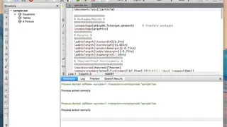 Latex to PDF screenshot