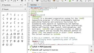 Latexila screenshot