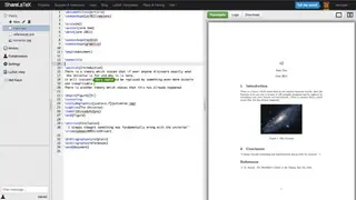 LaTeXing screenshot