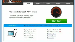 Lavasoft Pc Optimizer screenshot