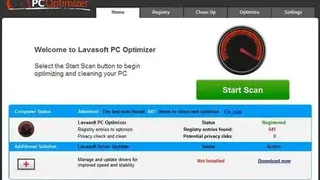 Lavasoft Pc Optimizer screenshot
