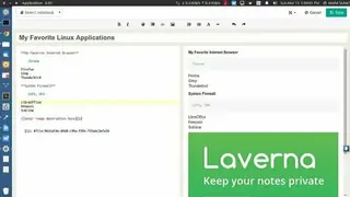 Laverna screenshot