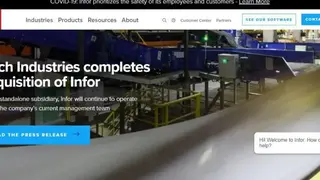 Lawson ERP screenshot