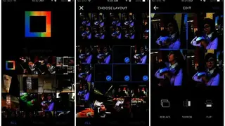 Layout from Instagram screenshot