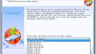 Lazesoft Recovery Suite screenshot