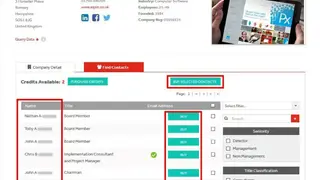 Lead Forensics screenshot