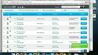 Lead411 screenshot