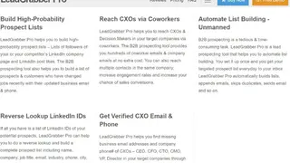 LeadGrabber Pro screenshot