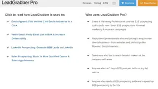 LeadGrabber Pro screenshot