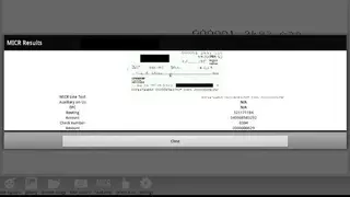 LEADTOOLS Check Scanning App screenshot