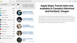 Leaf RSS Reader screenshot