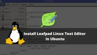 Leafpad screenshot